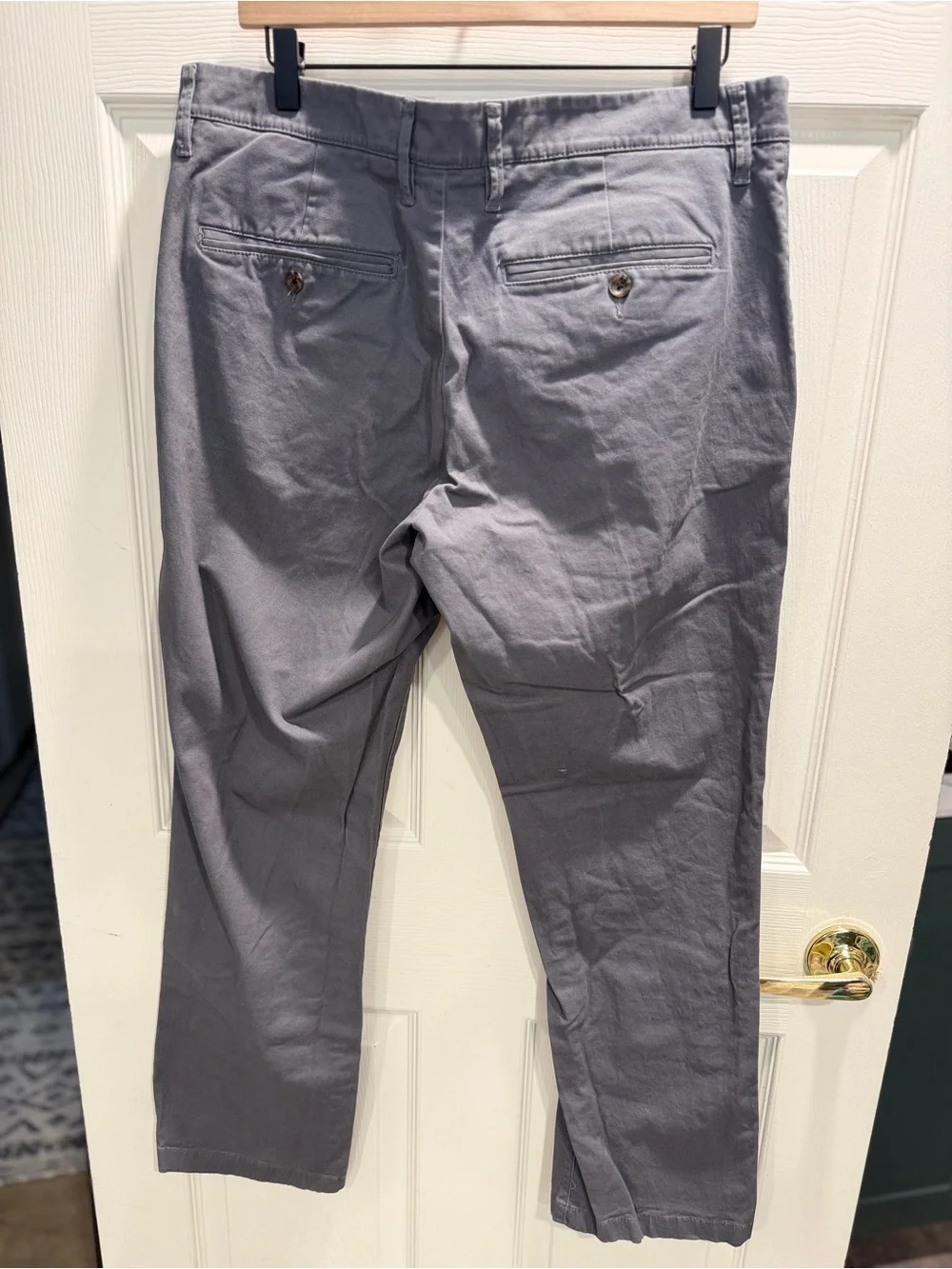 Men’s Goodfellow & Co Every Wear Chino Pants 34x30 Gray Classic Fit - Picture 8 of 10